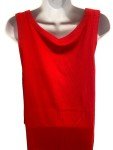 Terra & Sky Plus Size Red Scoop Neck Tank