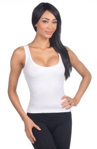 Hering Women's Ribbed Fitted Scoopneck Tank Top