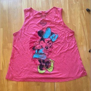 Minnie Mouse 2XL Graphic Tank Top for Women