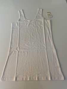 BP Women's White Sleeveless Cotton Tank Top XL