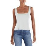 Vince Women's White Square Neck Crop Top