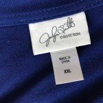 Jaclyn Smith Women's Blue Tiered Fabric Tank Top