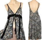 Bohemian Floral Maxi Top with Open Front