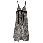 Bohemian Floral Maxi Top with Open Front