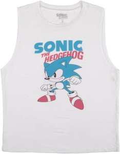 Sonic The Hedgehog Women's Classic White Tank Top