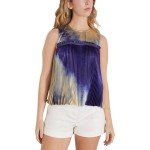 Ulla Johnson Watercolor Pleated Top in Mirage