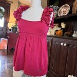 Roberto Cavalli Women's Raspberry Knit Designer Top