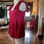 Roberto Cavalli Women's Raspberry Knit Designer Top