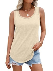 Trendy Loose Fit Sleeveless Summer Tank Top