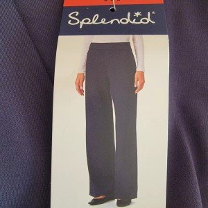 Chic Women's Soft Wide Leg Pull-On Pants