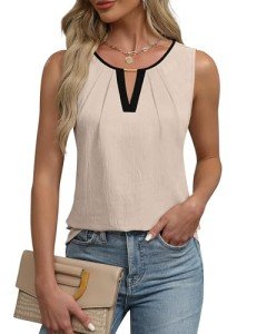 Blooming Jelly Women's Sleeveless Summer Tank Top