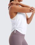 CRZ YOGA Women's Pima Cotton Sleeveless Workout Top