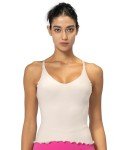V-Neck Cropped Ruffled Tank Top for Women