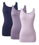 Women's Bamboo Rayon Tank Tops 3 Pack