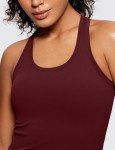 Women's Butterluxe Racerback Workout Tank – Red Merlot