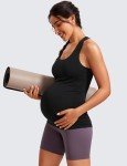 Butterluxe Maternity Racerback Tank Top - Black