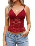 Avidlove Women's Lace V Neck Crop Top