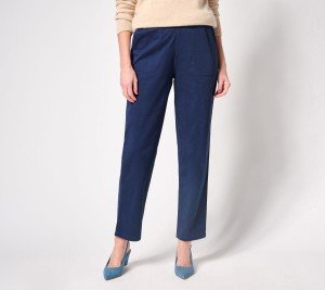 Denim & Co. Women's Blue Straight Leg Pants
