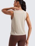 Pima Cotton Cropped Tank Top for Women