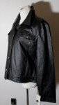 Women's Black Leather Jacket Size XL
