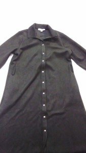 Stylish Black Snap-Up Women's Jacket - Medium