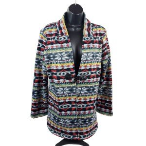 Multicolor Boho Chic Women's Jacket