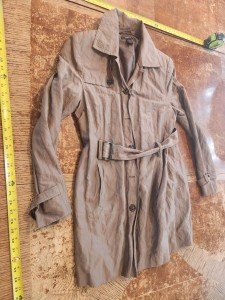 Beige Utility Jacket for Women, Size Large