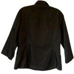 Chicos Zenergy Women's Black Ruffle Jacket