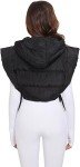 Cropped Hooded Puffer Vest for Women
