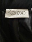Chicos Zenergy Women's Black Ruffle Jacket