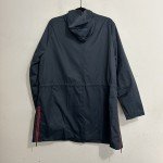 Yoki Women's Blue Hooded Jacket, Size 1XL