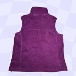 Cabela's Women's Purple Fleece Zip Vest Jacket