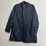 Yoki Women's Blue Hooded Jacket, Size 1XL