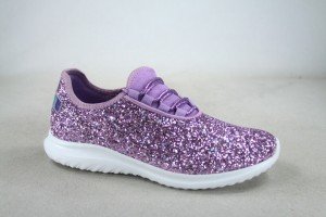 Women's Fashioin Glitter Sparkly Lightweight Metallic Tennis Sneaker Shoes NEW