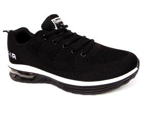 Athletic Running Shoes Fashion Sport Gym Jogging Tennis Women Size 7.5 Black NEW