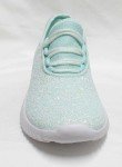 Womens Lightweight Sneaker Walking Fashion Shoes Glitter Mint All Sizes New
