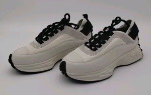 Fun Fashion Women's Athletic Shoes Ivory And Black Size 39 (US 8)