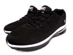 Athletic Running Shoes Fashion Sport Gym Jogging Tennis Women Size 7.5 Black NEW