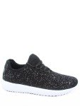 Women's Fahsion Sparkling Glitter Lace Up Light Weight Sneaker Shoes Size 5 - 11