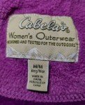 Cabela's Women's Purple Fleece Zip Vest Jacket