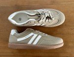 Womens Walking Athletic Fashion Sneakers / Shoes, Beige Tan NEW, Size 40, Size 9