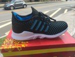 Womens Fashion New York Athletic Sneakers GND Black & Blue Model GR13026
