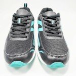 Fashion Athletic Sneaker Shoes Women's Black / Aqua Blue / White 51246 SZ 6M NEW