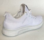 Fashion Womens Athletic Shoes White Mesh Lace Up Sneakers Size 7.5 M US