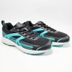 Fashion Athletic Sneaker Shoes Women's Black / Aqua Blue / White 51246 SZ 6M NEW