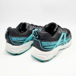 Fashion Athletic Sneaker Shoes Women's Black / Aqua Blue / White 51246 SZ 6M NEW