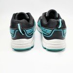 Fashion Athletic Sneaker Shoes Women's Black / Aqua Blue / White 51246 SZ 6M NEW