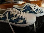 Custom Shark sneaker shoes size 42 / 11, Shark week! fashion, new