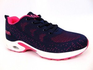 Mishansha Athletic Running Shoes Fashion Sport Gym Tennis Women Size 10 Navy NEW
