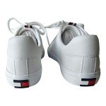 TOMMY HILFIGER Women’s 6 M LAMISS Tennis Shoes Fashion Sneakers White Logo NEW